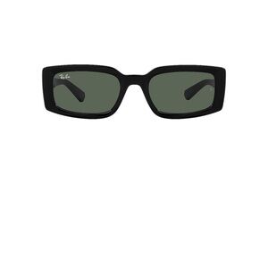 Ray-Ban Black Kiliane Rectangular Sunglasses
